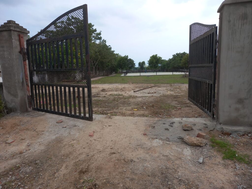 Sports Complex gate installation is done