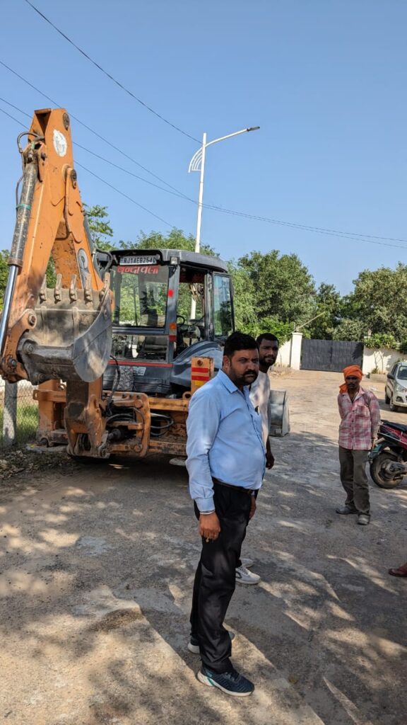 Protest made against “Royale Lalit Farm House” to oppose the farm house owner carrying illegal and unauthorized activities