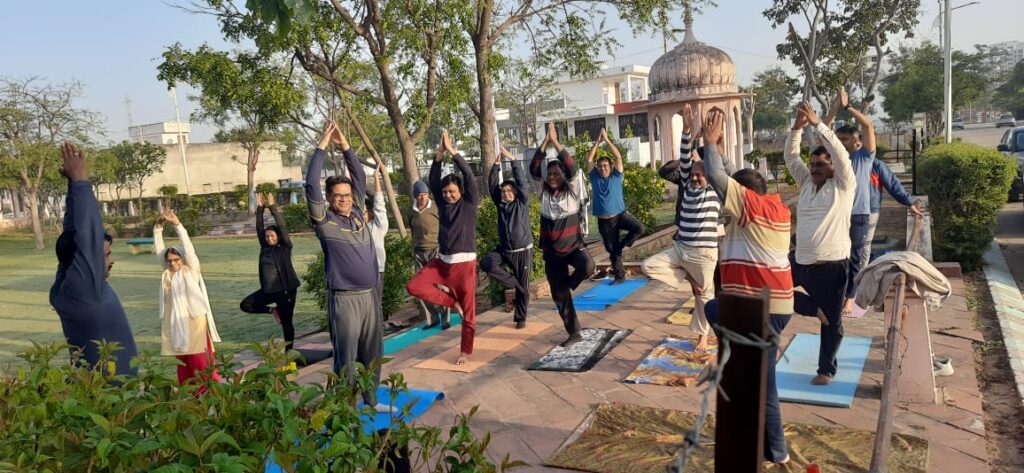 Yoga camp organized